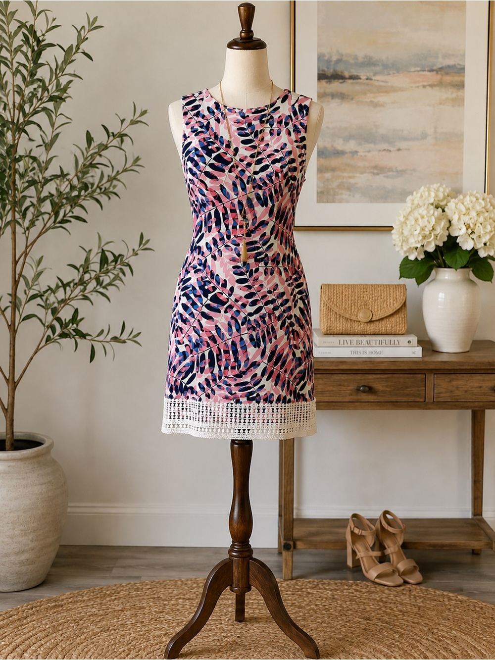 Taylor Dress…size 12.  Only worn once.